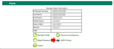 philhealth login|How To Get PhilHealth MDR (Member Data Record) .